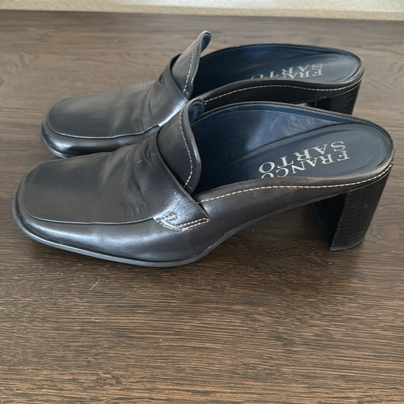 Franco Sarto Heeled Loafer Slide - Picture 2 of 6